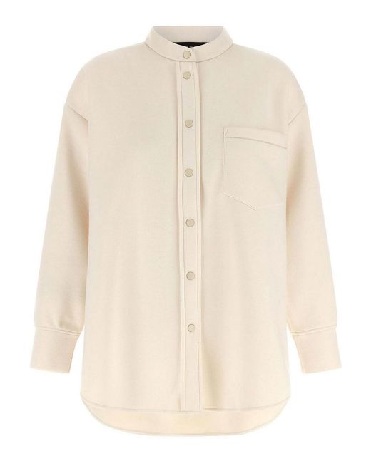Fabiana Filippi Natural Scuba Cashmere Shirt