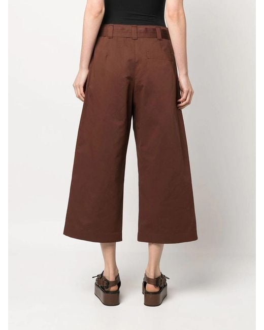 Lemaire Brown Frontal Pockets Button Closure 77