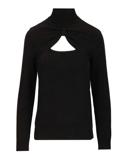 Valentino Garavani Black Wool Turtleneck