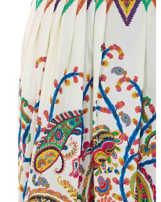 Etro White Skirt
