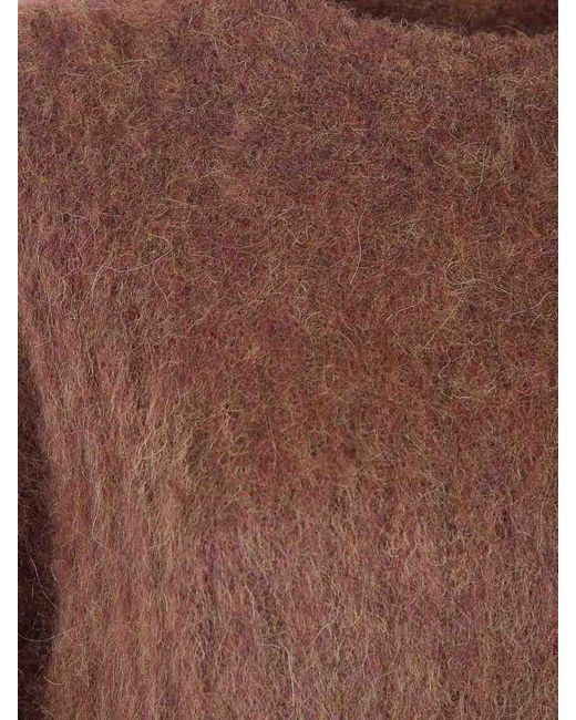 Uma Wang Brown Crew Neck Top