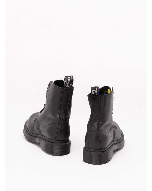 Dr. Martens Black '1460 Pascal Mono' Boots