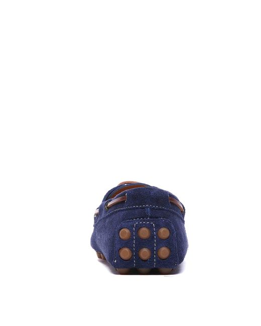 Tod's Blue Rubber Bubble Loafers for men