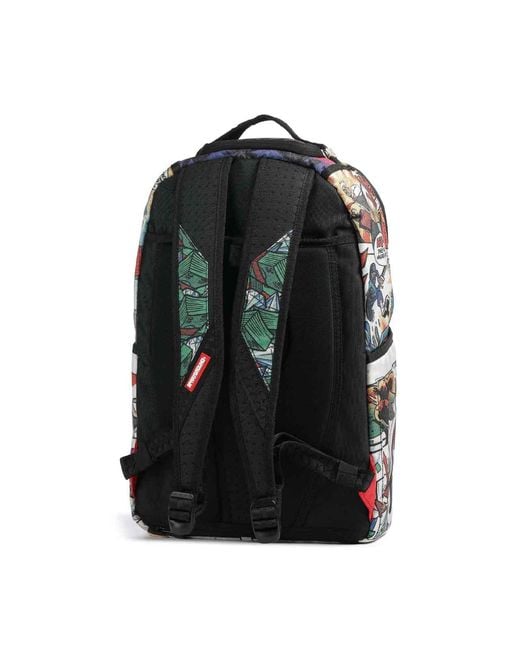 Sprayground Blue 305 Retro Comic Dlxr Backpack for men