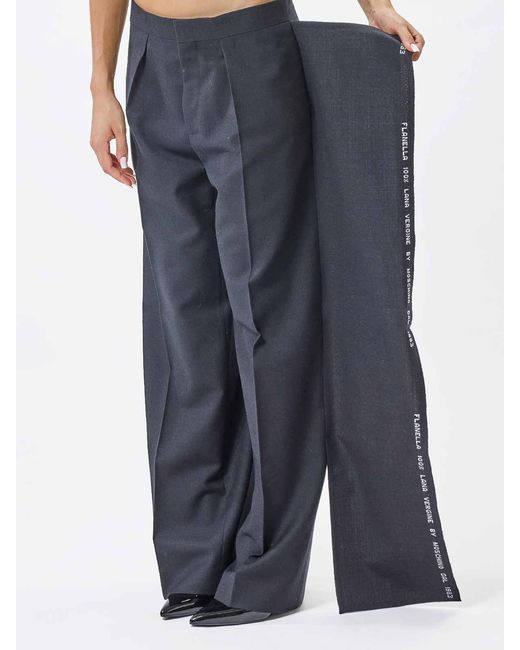 Moschino Blue Selvedge Trousers