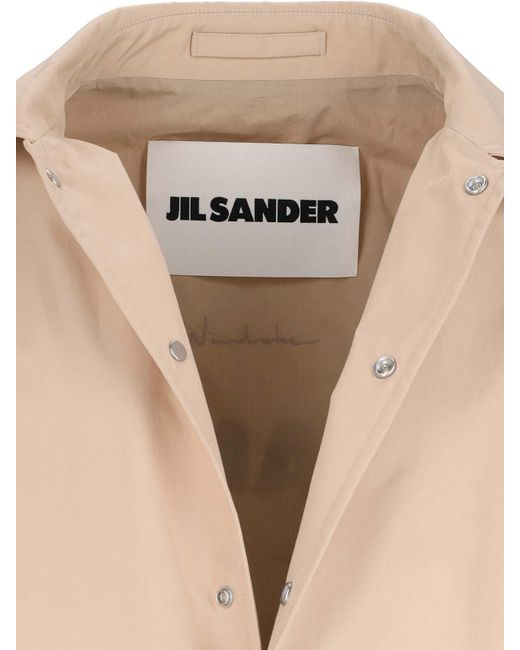 Jil Sander Natural Logo Jacket for men
