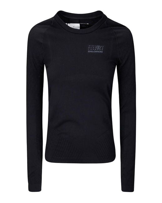 MM6 MAISON MARGIELA X SALOMON Blue Long-Sleeved Top