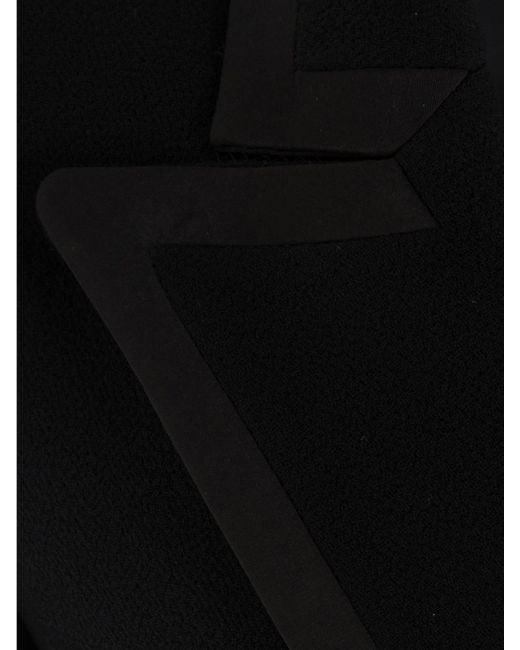 Blazé Milano Black Gros Grain Piping Wool Blazer