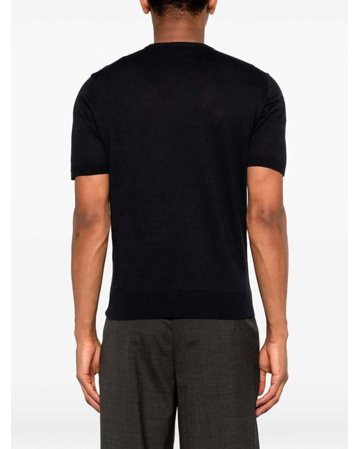 Drumohr Black T-Shirt for men