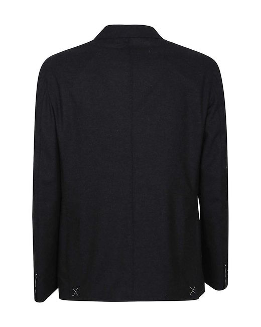Eleventy Black Single Breasted Blazer for men