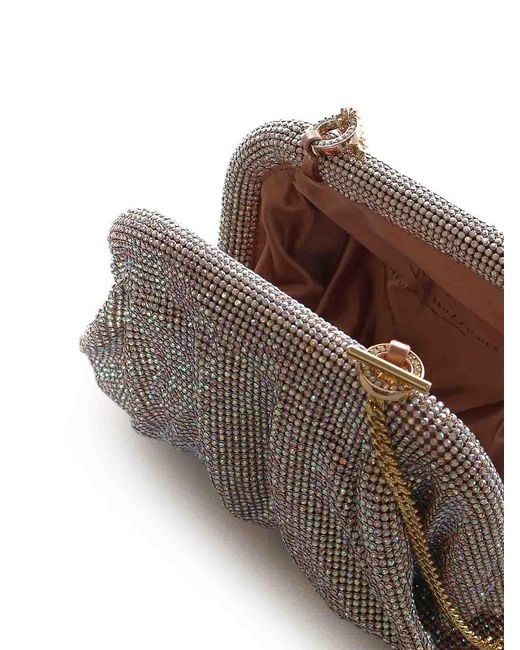 Benedetta Bruzziches Gray Venus La Petite Clutch Bag