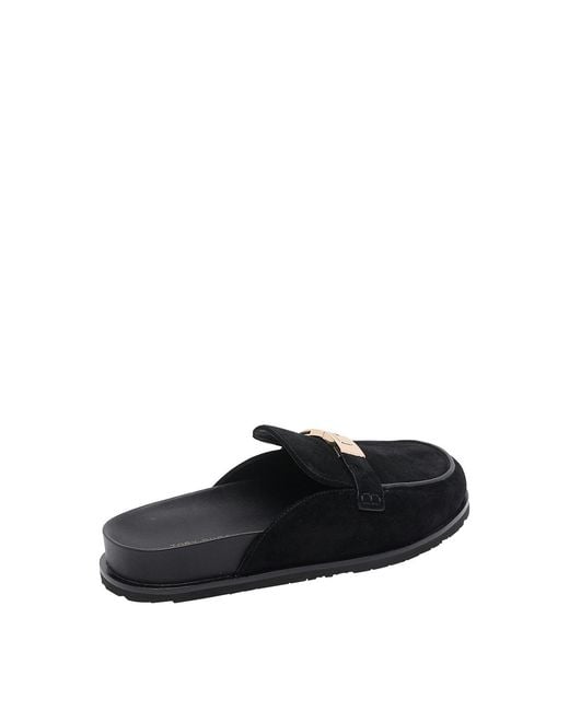 Tory Burch Black Leelee Mules