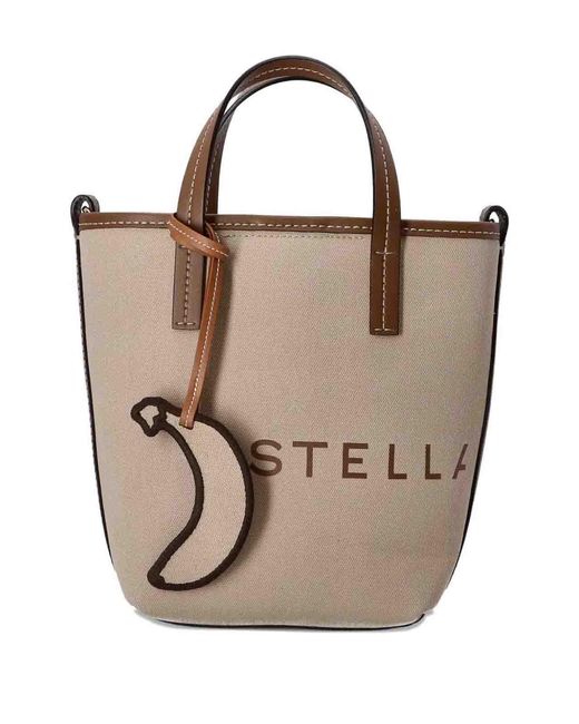 Stella McCartney Natural Bucket Bag Eco Canvas