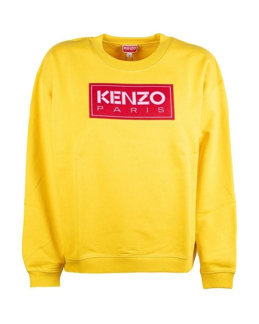 KENZO Yellow Logo Sweatshirt