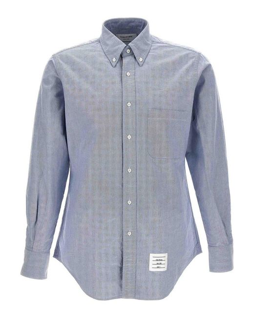 Thom Browne Blue Classic Shirt for men