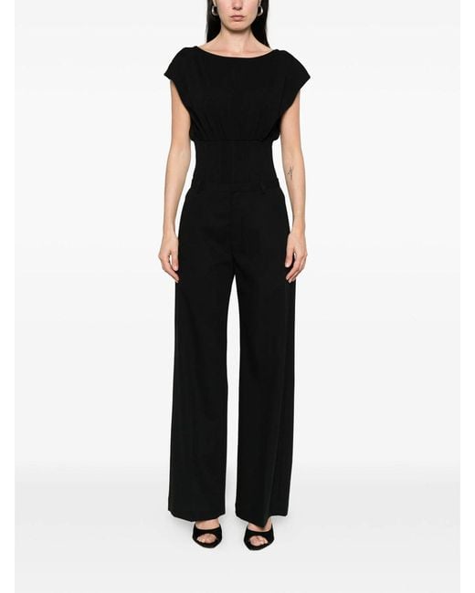 Elisabetta Franchi Black Bodysuit