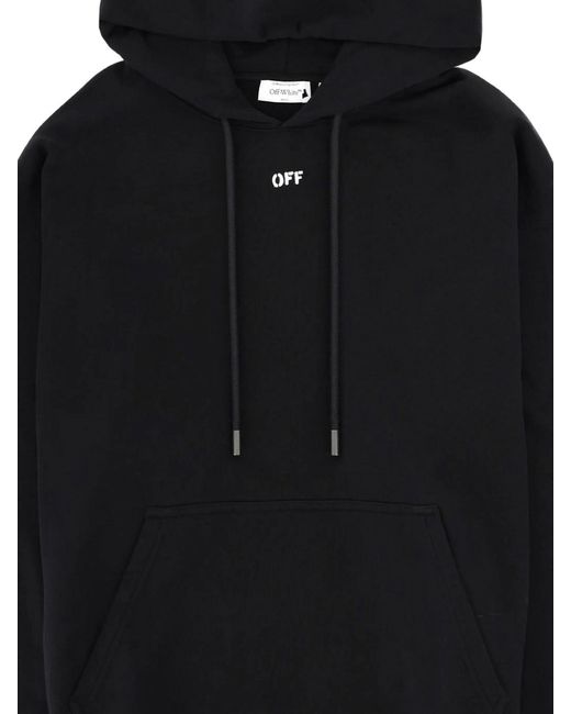 Off-White c/o Virgil Abloh Black 3D Spray Arrow Skate Hoodie for men
