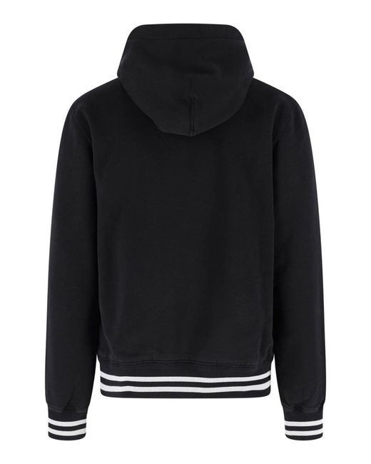 Dolce & Gabbana Black Logo Hoodie for men