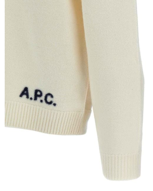 A.P.C. Natural Edward' Sweater for men