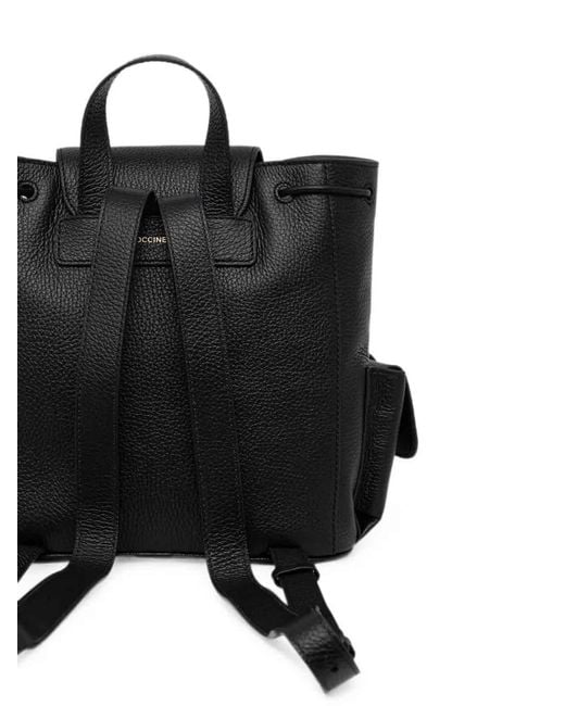 Coccinelle Black Handbag Grained Leather Noir