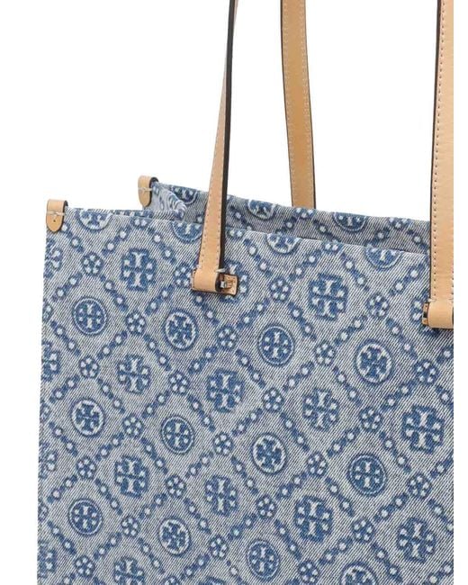 Borsa Tote di Tory Burch in Blue