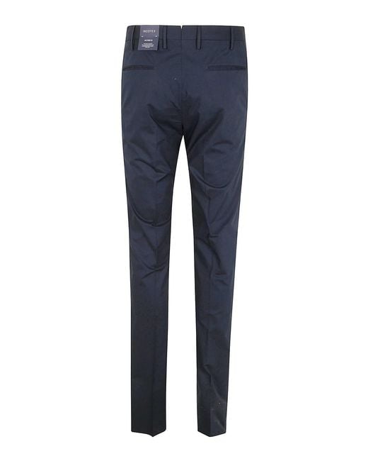Incotex Blue Slim Fit Trousers for men