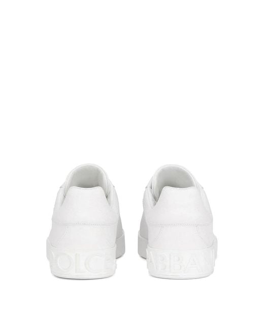 Dolce & Gabbana White Portofino Low-Top Sneakers for men