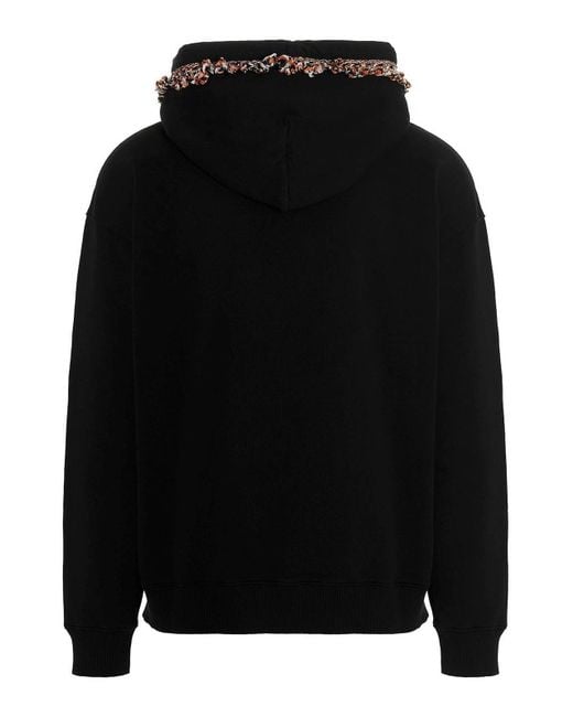 Marcelo Burlon Black Cotton Sweatshirt for men