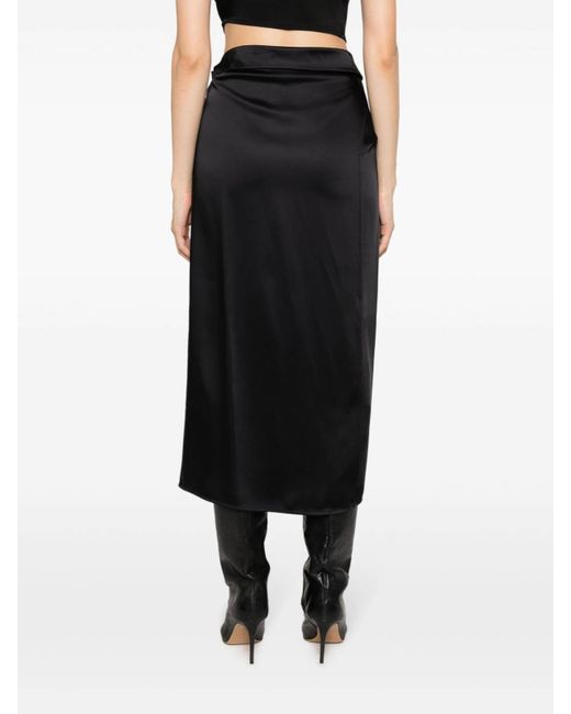 Erika Cavallini Semi Couture Black Loryan Long Skirt