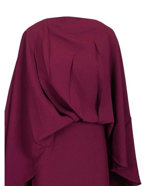 Taller Marmo Purple Eolia Dress