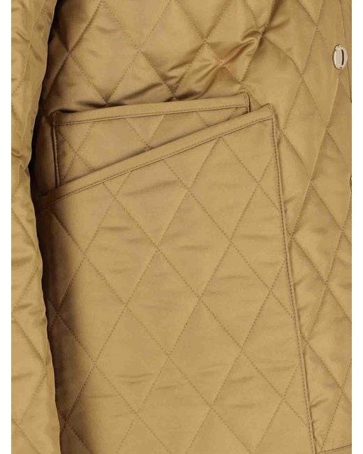 Burberry Green Quilted Jacket