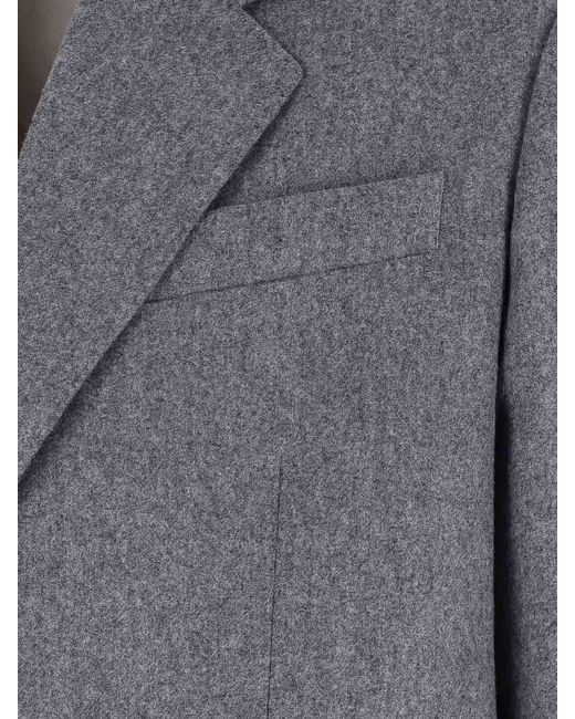 AMI Gray Blazer Monopetto for men