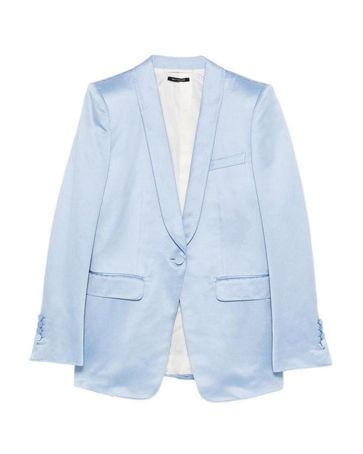 Tom Ford Blue Breasted Blazer