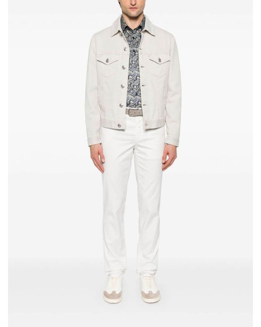 Etro Gray Casual Jacket for men