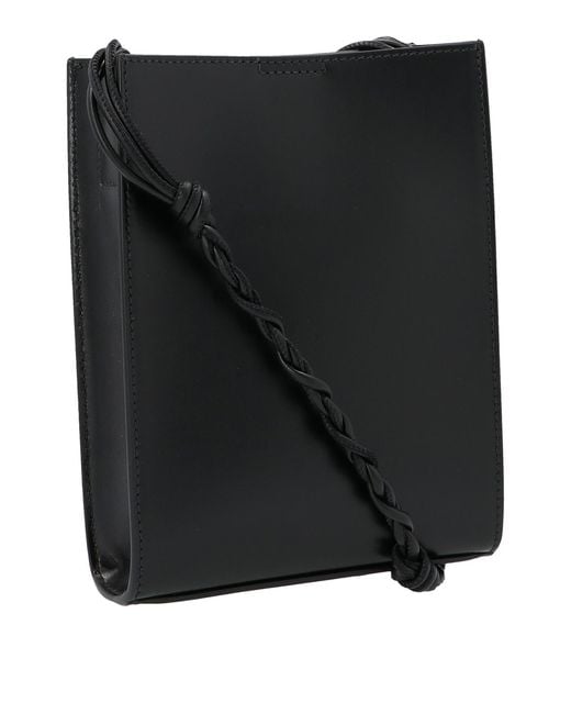 Jil Sander Black Leather Shoulder Bag