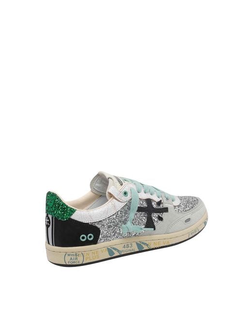 Premiata Metallic Bskt Clayd Sneakers
