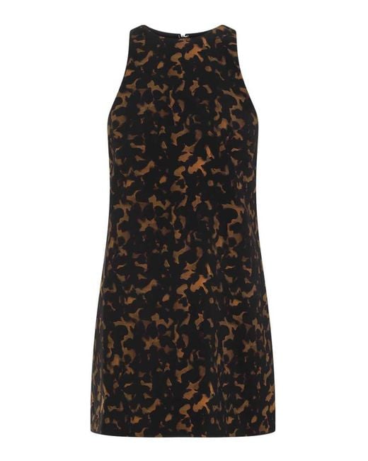 Theory Black Printed Top
