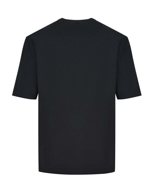 DSquared² Black T-Shirt Made Of Cotton for men