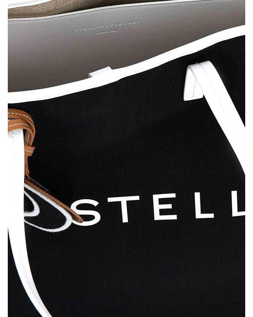 Stella McCartney Black Large Shopping Bag