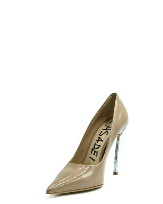 Casadei Metallic Leather Pumps