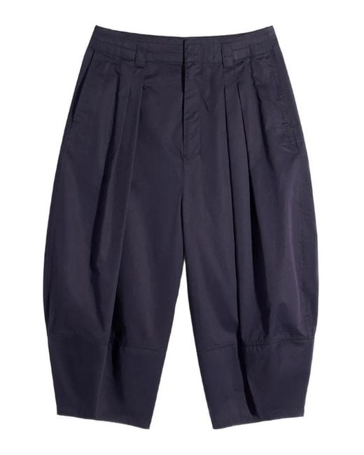 Lemaire Blue Volume Bermudas