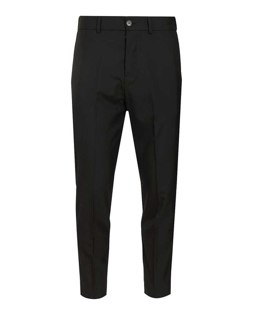 Grifoni Black Wool Trousers for men
