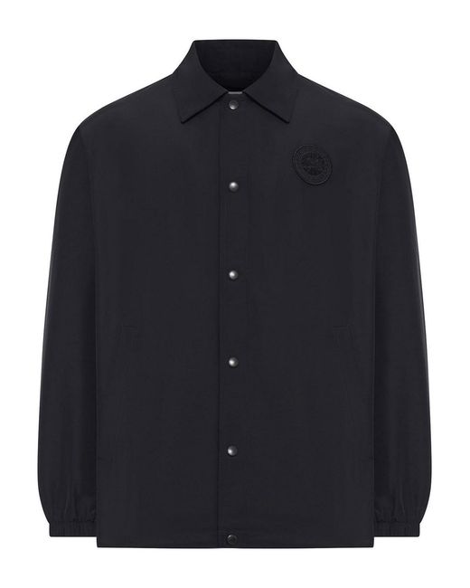 Canada Goose Blue Regency Jacket With Logo for men
