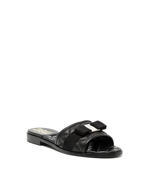 Ferragamo Black Sandals