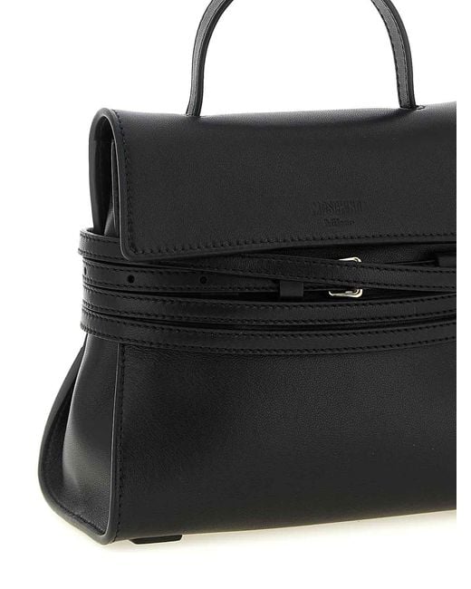Moschino Black Tie Me Handbag