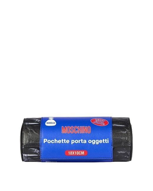 Moschino Blue Clutch Trash Chic