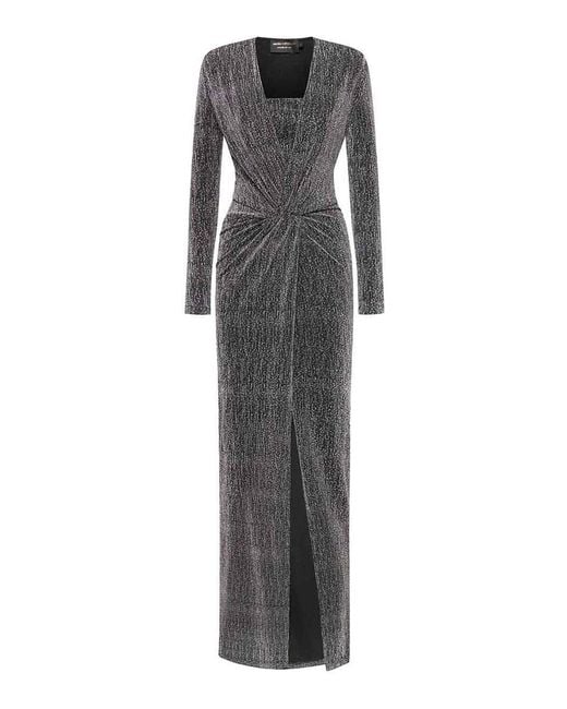 SIMONA CORSELLINI Gray Dress