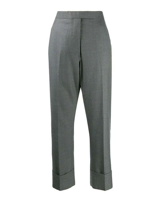 Thom Browne Gray Classic Backstrap Trouser