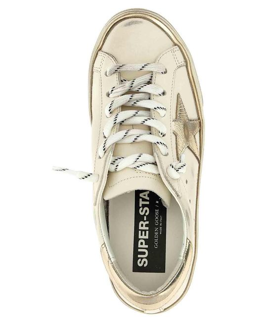 Golden Goose Deluxe Brand Natural Superstar Classic Sneakers