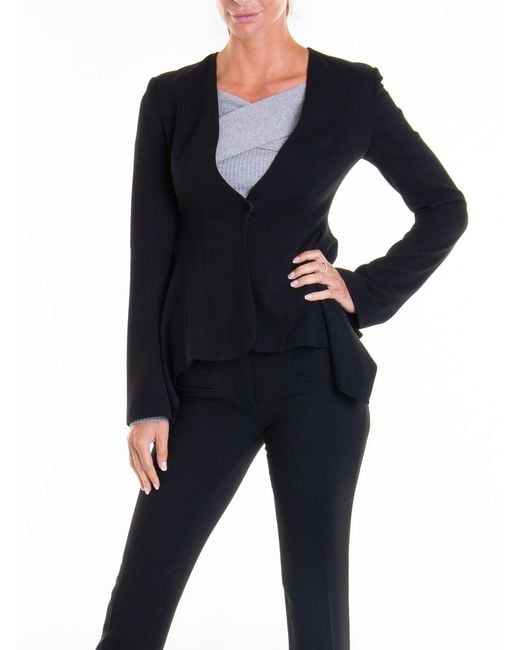 Blumarine Blue Casual Jacket